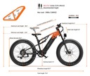 Horský elektrický bicykel 1130W 20AH 52KM/H 150KM Olejová brzda 26*4,0 Fat Tire Počet prevodových stupňov 7