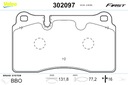 VALEO ZAPATAS DE FRENADO VW TOUAREG 05- PARTE DELANTERA 