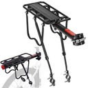 ПРОЧНОЕ ЗАДНЕЕ ВЕЛОСИПЕДНОЕ крепление 50 КГ, УНИВЕРСАЛЬНОЕ, РЕГУЛИРУЕМОЕ + ОТРАЖАЮЩЕЕ СРЕДСТВО