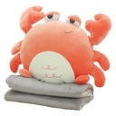 ПОДУШКА, ПУТЕШЕСТВЕННОЕ ОДЕЯЛО, ФОРМА КРАБА, КАРТОН