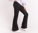 Spodnie legginsy dzwony dla dzieci leginsy dziewczęce czarne - 116 Marka New York Style
