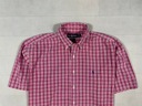 Ralph Lauren koszula męska krótki rękaw różowa XL Rozmiar L