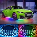 LUZ DIODO LUMINOSO LED PARA AUTO 120CM RGB CINTA NEON 30W 