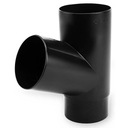 Тройник 67° Galeco PVC 100 Черный