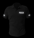 Черная футболка-поло Police со светоотражающими эполетами