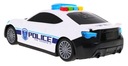Policajné auto 2v1 pre deti 3 Úložný priestor pre pružiny 3 Autíčka Zvuky Hrdina žiadny