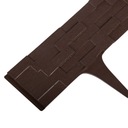 КАМЕННЫЙ ТЕМНО-КОРИЧНЕВЫЙ штакетник