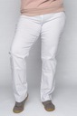 Spodnie CEVLAR prosta nogawka kolor biały rozmiar 42 Model prosta nogawka, pełna długość
