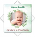 ПРИГЛАШЕНИЕ НА КРЕЩЕНИЕ с именем в конверте с фото