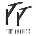 2 ШТ. FEST ПОДДЕРЖКА ПОЛКИ РУЧКА-ВЕРСИЯ ДЛЯ ПОЛКИ - ЧЕРНАЯ 180 мм