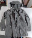 Tehotenský kabát klasický Mama Bpc sivý veľ. 40 Dominujúca farba čierna