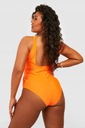 Boohoo rde ОРАНЖЕВЫЙ КУПАЛЬНИК NG6 XXL