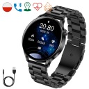 Женские умные часы Rubicon Eva черные на браслете