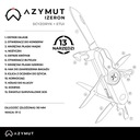 Нож карманный AZYMUT Izeron, 13 инструментов + кобура,