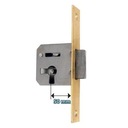 ВРЕЗНОЙ МЕБЕЛЬНЫЙ ЗАМОК 50 СЛЕВА, ДЛИННАЯ ФРОНТАЛЬНАЯ СТОРОНА