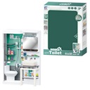 Набор мебели для ванной комнаты для куклы дома