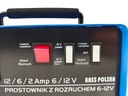 RECTIFICADOR AUTO 6V 12V 12A Z ROZRUCHEM BOOSTER USO 75A 