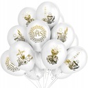 Белые шары для причастия с надписью Holy Communion IHS