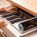 KÁVÉFŐZŐ SZŐNYEG 50x52 ASZTALLAPVÉDŐ CSÚSZÁSGÁTLÓ DEKORATÍV BÖGRE Méretek 50x52