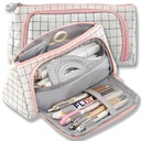 МНОГОФУНКЦИОНАЛЬНЫЙ пенал, чехол с тремя отделениями для цветных карандашей, фломастеров, косметики