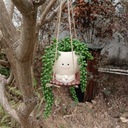 Sadzarka do roślin z uśmiechniętą buzią Aranżacja ogrodu i patio(Swing A)