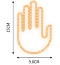 REKA DIODO LUMINOSO LED SYGNALIZATOR GESTOW AL TYLAL VENTANAS COCHE CENTRAL DEDO +PILOT 