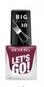 Обратное покрытие 3D лаком Lets Go Nail 13