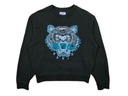 KENZO Bluza Crew Neck Czarna Męska Logowana r. M