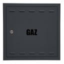 GAS DOOR GRAPHITE MAT 40x40
