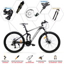 Bicykel Full MTB SIrox 27,5 XC PRO rám hliník 18&quot; koleso 27,5 &quot;black/white Hmotnosť (s balením) 18 kg