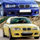 РЕШІТКИ РЕШІТКА РЕШІТКА РАДІАТОРА DO BMW 3 E46 КУПЕ 1999-2003 ОДИНАРНИЙ РЕМІНЬ СРІБНИЙ  (18418135513) фото min 14