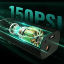 ЕЛЕКТРИЧНА НАСОС ПОВІТРЯ LED (СВІТЛОДІОД) 150PSI ПЕРЕНОСНИЙ КОМПРЕСОР АВТО  (17898358849) фото min 10