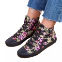 ЧЕРНЫЕ ЖЕНСКИЕ КРОССОВКИ С ЦВЕТАМИ SOXIC 39