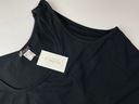 Pletené šaty čierne bavlna VENUS XL/XXL Rukáv bez rukávov