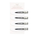 Профессиональные заколки для волос белого и серебристого цвета.