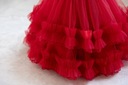 Elegantné čipkované princeznovské šaty pre dievča YY Dominujúci materiál polyester
