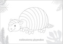 Раскраска для малышей Рисуем доисторических животных 2+ Лепрекон