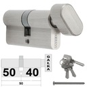 РУЧКА-ВСТАВКА 40/50 АЛЮБРАССА МАТОВЫЙ НИКЕЛЬ