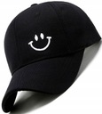 Dámska čiapka Čierna Bavlna na plážové leto BEJZBALKA so šiltom úsmev Veľkosť uniwersalny