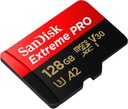 Карта памяти Micro SD SANDISK EXTREME PRO 128 ГБ 200/90 МБ