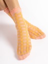 Tenké Ponožky Fiore Sunny 15 den Hustá mriežka v plážovom štýle Peach Veľkosť Uniwersalny