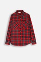 Рубашка из красной клетки для мальчиков 128 Cocccodrillo Zc4