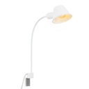 BRILONER Lampka nocna śr. 14 cm 1x E27 10W biała BRI 2079-016