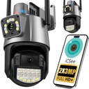 PODWÓJNA KAMERA IP 2W1 ZEWNĘTRZNA OBROTOWA WIFI 2x 3MPx FULL HD+ MONITORING