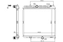 NISSENS RADUADOR DEL MOTOR DE AGUA DS DS 5 CITROEN DS5 PEUGEOT 3008 2.0DH 
