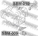 COUSSIN MOTEUR ARRIÈRE FEBEST SBM-010photo 15