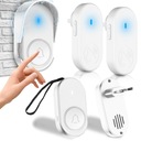 БЕСПРОВОДНОЙ Водонепроницаемый ДВЕРНОЙ ЗВОНОК С КОЗЫРЕМ 2 СВЕТОДИОДНЫХ ПРИЕМНИКА 250М