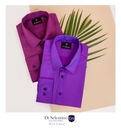 Pánske tričko hladké fialové na sponu custom 48 Veľkosť goliera 48