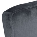 Barový hoker Arako Black grafit Velvet Hĺbka sedadla 35 cm