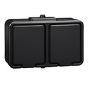 РОЗЕТКА SCHNEIDER КЕДР IP44 ДВОЙНАЯ NT230H05